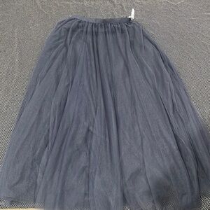 Revelry Blue Chiffon Skirt